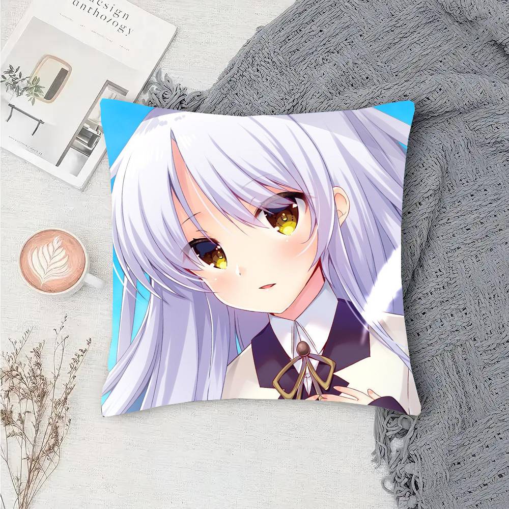 Tachibana Kanade Anime A-Angel B-Beats Pillow Case Sofa Cushion Cover Room Home Decoration