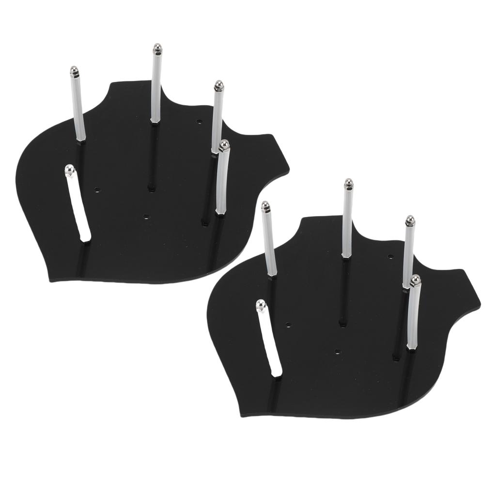 2pcs Sword Wall Mount Acrylic Sword Stand Hanger Rack Axe Holder Multi Purpose for Display Decoration