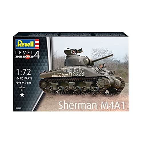 German Revell 1/72 scale US Army M4A1 Sherman plastic model kit 03290