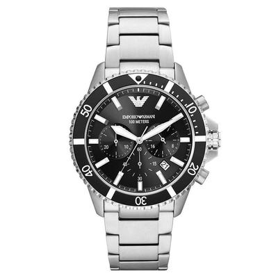 AR11360 Pánské Quartz hodinky Černý ciferník 43MM + Krabička