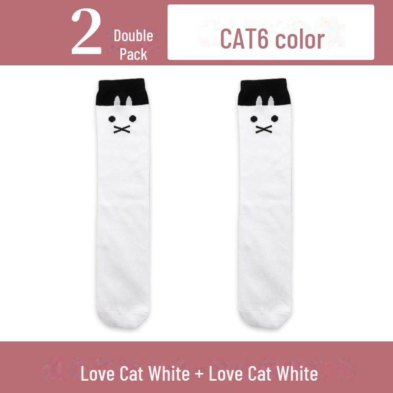 Șosete înalte până la genunchi pentru fete de primăvară și toamnă - șosete de vițel cu tub mijlociu pentru copii și bebeluși