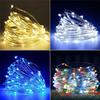 LED Lighting, Battery-powered Wires, Christmas Tree Lights, 20 LEDs, 2m, Cold, Cold