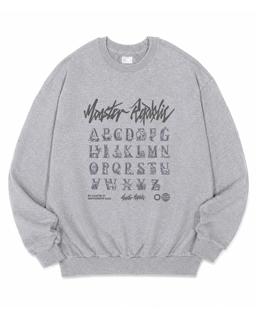 MONSTER REPUBLIC Class A Gray Sweatshirt Gray_9137