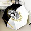 Udinese Calcio Crest Umbrella 8-Frame for Travel, Camping, Casual Lightweight Portable Umbrella, Essential for Every Family Holidays Gift