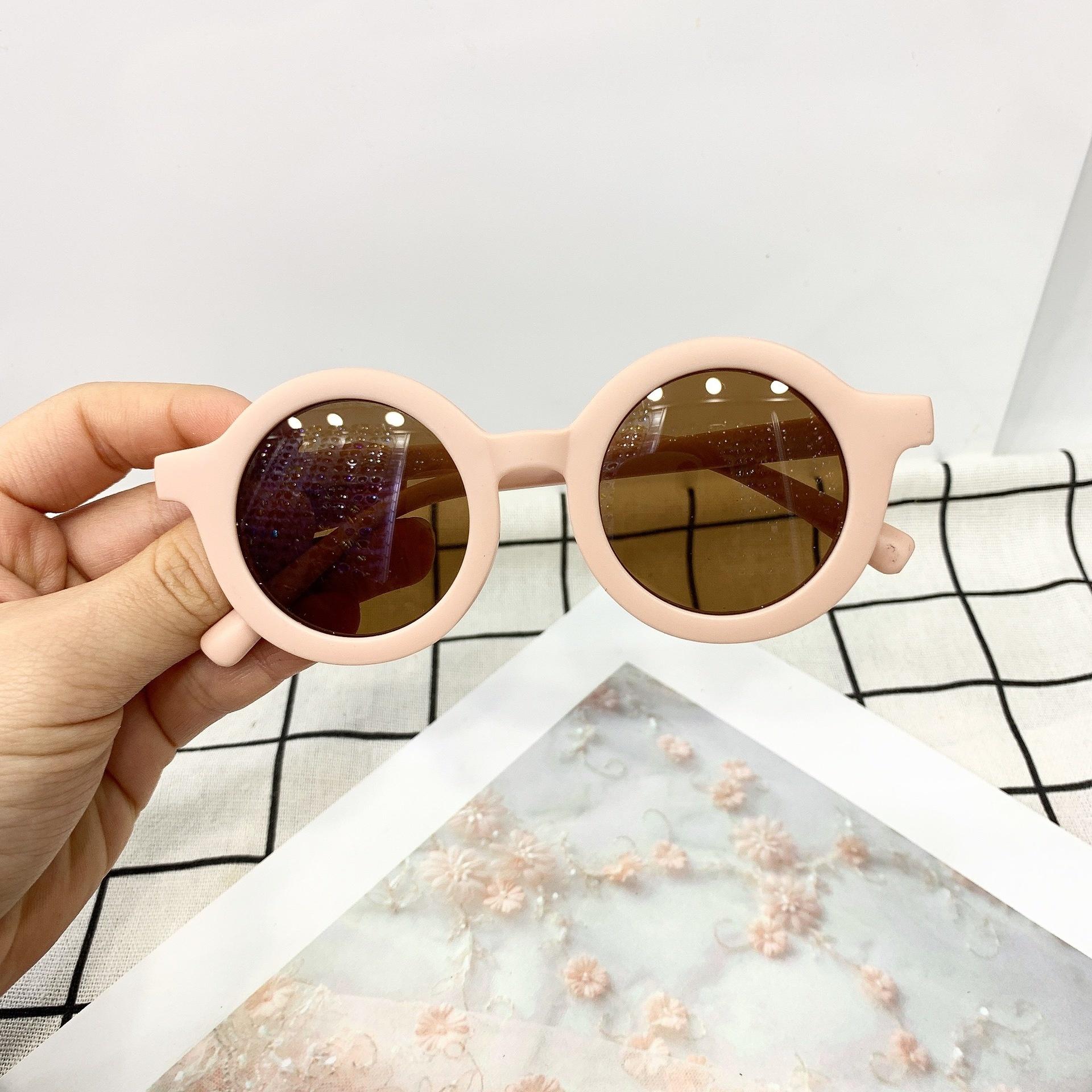 Cute kids Sunglasses child parent frosted glasses new 1-8 year old baby decorative Sunglasses trendy kids Sunglasses