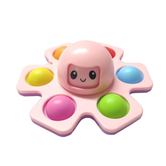 Fidget Spinner Octopus Shape Rotating Stress Relief Gyro Portable Decompression Spinner Concentration Aid