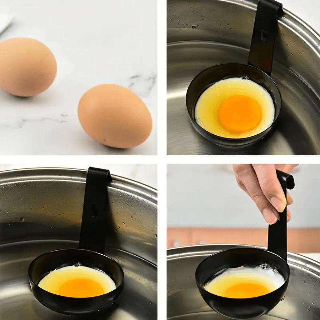 Multifunctional Stainless Egg Cooker, Large Nonstick Egg Boiler with Hanging Hook for Steamed Eggs, Home Kitchen Tool