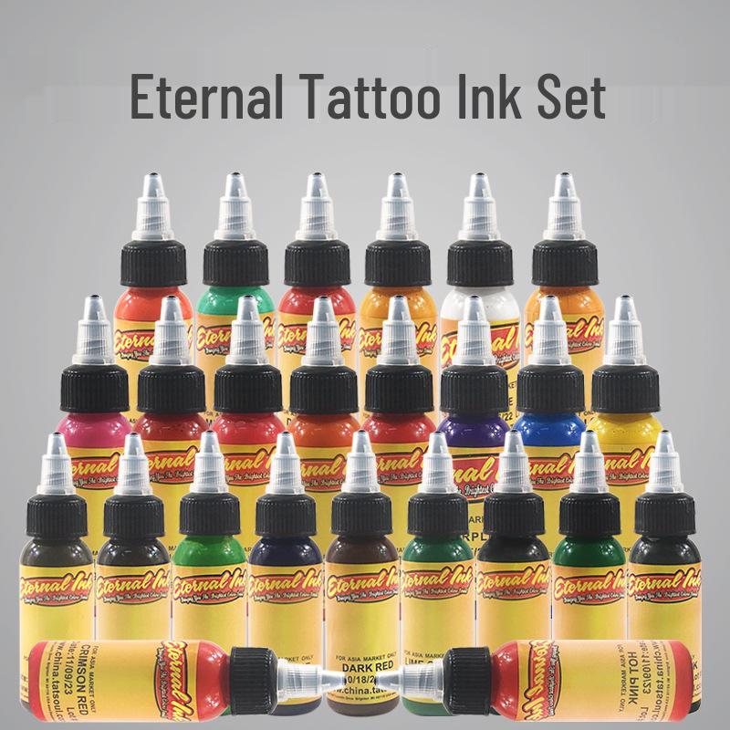 

Eterno Tattoo Ink - 7, 14, 16, 25, or 50 Colors (30ml) for Practice 7 Color Set