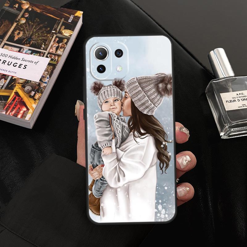 Mom Daughter Girl Son Dad Case For Xiaomi 14T 11T 12T 13T Pro 13 14 15 Ultra POCO X7 Pro X3 X5 X6 F5 F6 M6 Pro Cover