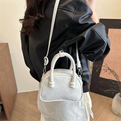 Design Solid Color Simple New Fashion Popular Lightweight Shoulder Crossbody Handbag Women