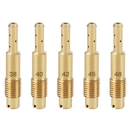 

Пилотный жиклер Jetsetmoto для Honda NSR50/80 #38#40#42#45#48 [30X5] Набор из 5 размеров пилотных жиклеров холостого хода Honda (HONDA) CRM50/CRM80 NS-1 NS50