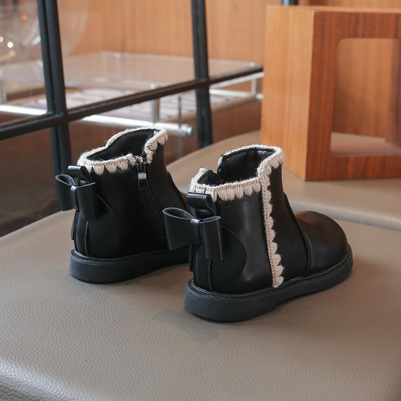 Kids Martin Boots High Top Autumn Winter Casual Walking School Travel Comfortable Children Footwear Daily Wear Sizes 26-37