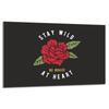 Glass Protective Stovetop Panel 80x52 Rose