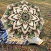 1 Stück Lotus-Mandala-Schirm - 8 Speichen verstärkt, Automatisches Öffnen, Leicht & Langlebig, Niedliches Modeaccessoire für den Außenbereich, Strand oder Freizeit, Strandschirm