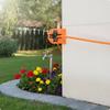 Wandmontage Slanggeleider Montagegaten Tuin Oranje Buitengereedschap