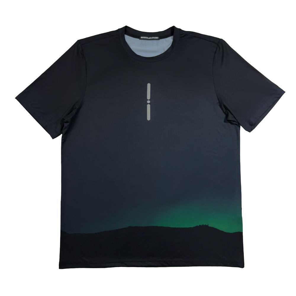 Irregular Auro Run T-Shirt (Neon Green) Neon Green/1Size