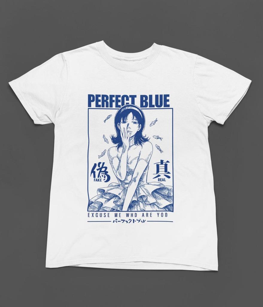 Perfect Blue Mima Kirigoe T-Shirt, Anime Shirt, Manga Shirt, Perfect Blue Shirt, Japan, Japanese, Mima Kirigoe, E-Girl, Goth Anime Girl