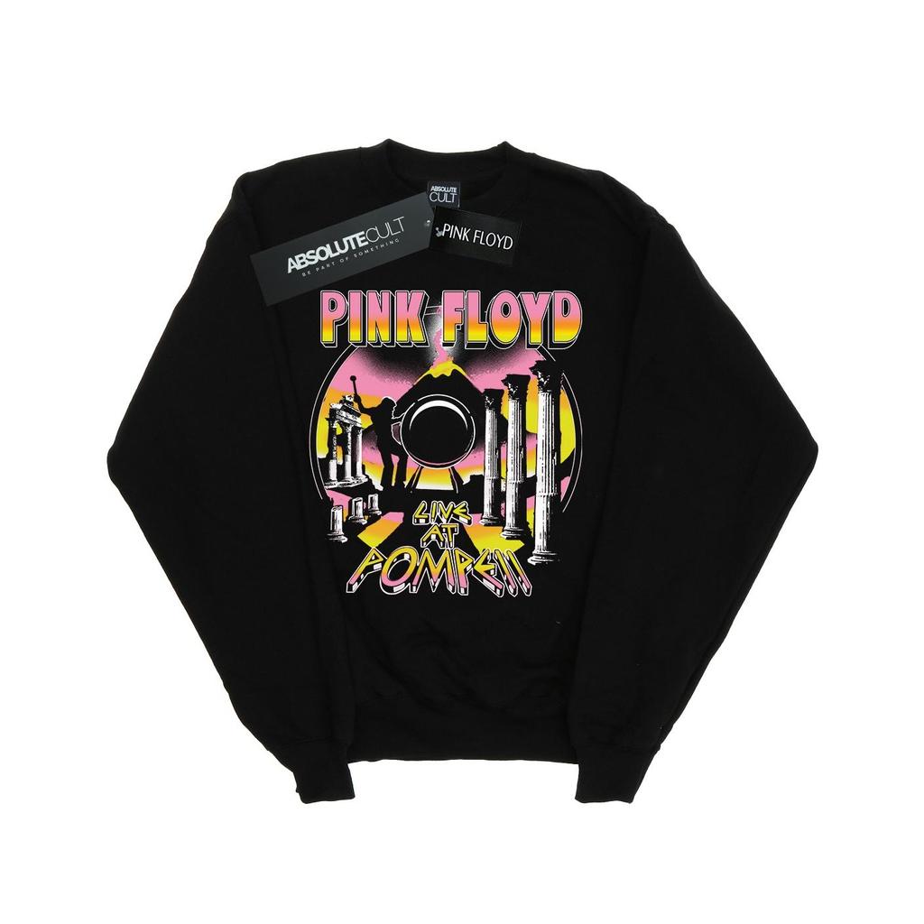 Pink Floyd Womens/Ladies Live At Pompeii Volcano Sweatshirt