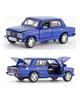 1/32 Scale LADA 2106 Diecast Car Model Toy, Pull Back Toy Vehicle with Sound and Light for Kids Toddler Boys Girls Gift Collection