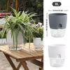 Lazy Self Watering Flower Pot Hydroponics Growing System Planter Flowerpot Garden Hydroponics Plants Pot Potted Planters