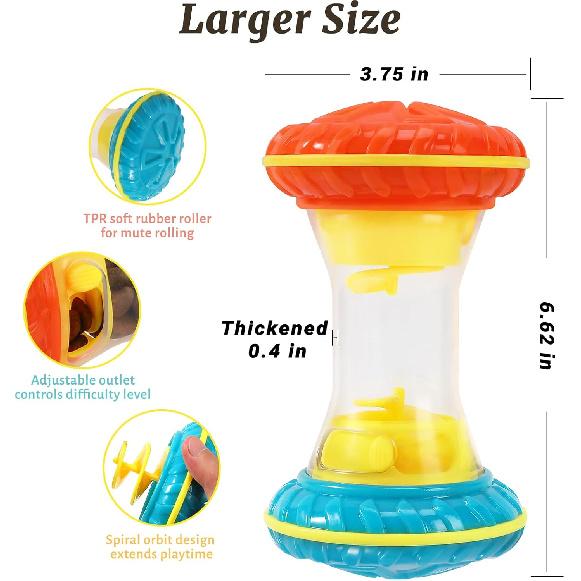 MateeyLife Treat Dispensing Dog Toys - Interactive Dog Enrichment Puzzles for Large & Small Dogs, Mental Stimulating Chew-Resistant Toys to Keep Pets