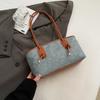 Trendy commuter bag women's 2025 new retro popular fashion shoulder bag texture casual versatile tote bag