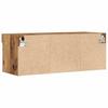 LED TV Cabinet Set in Rustic Wood Look 80 x 30 x 30 cm Engineered Wood