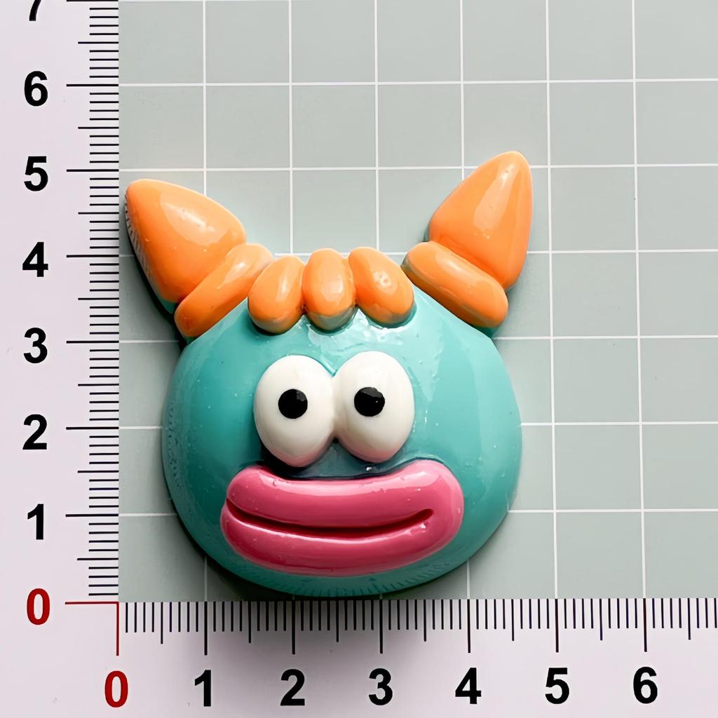 Cartoon Sausage Mouth Resin Accessories: Handmade DIY Ornaments for Hair Clips, Ties, Water Bottles, and Crafting