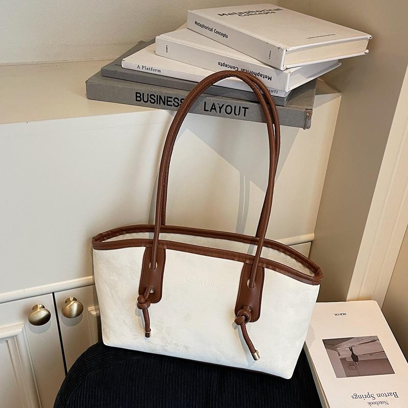 Premium Texture Retro Large-capacity Bag Women's 2025 New Autumn Commuter Shoulder Bag Portable Tote Bag