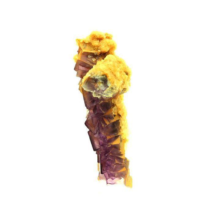 Pierres et Minéraux. Fluorite Stalactite. 540.0 ct. Weishan Mine, Shandong, Chine.