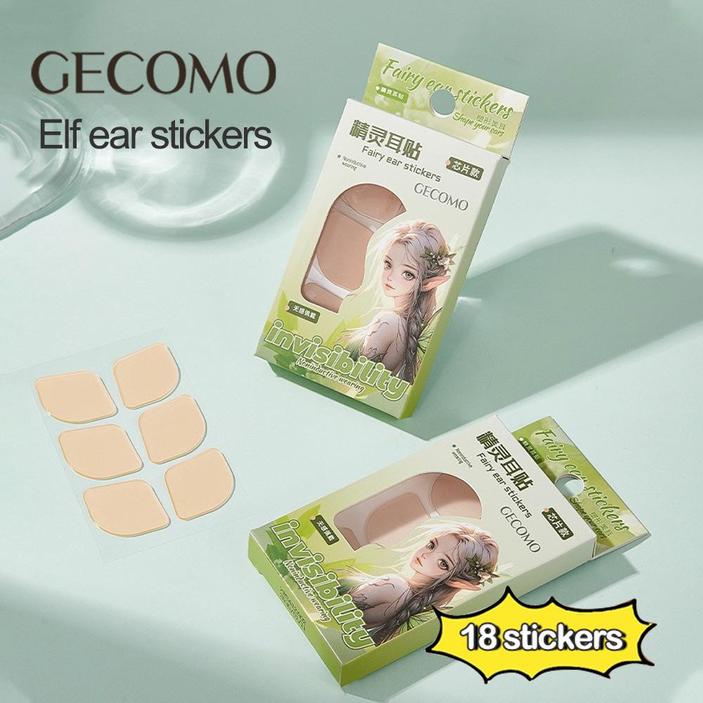 GECOMO Гипоаллергенные наклейки на эльфийские уши Высококачественный и прочный материал Наклейки Легко наносить и снимать