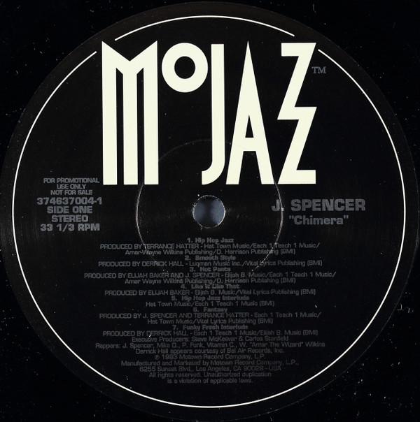 

12inch Record J. SPENCER - Chimera 3746370041 MoJazz 1993 US Rap & Hip-Hop/R&B Used