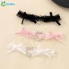 1PCS Lace Love Elastic Bow Leg Ring - Sexy Bride Lolita Thigh Garter for Role Playing And Weddings