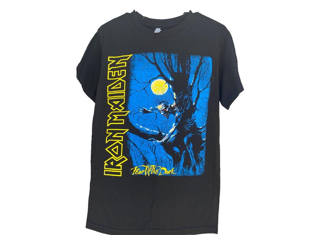 Iron Maiden Fear Of The Dark Black  T-Shirt Men’s Size S Unisex T-Shirt L