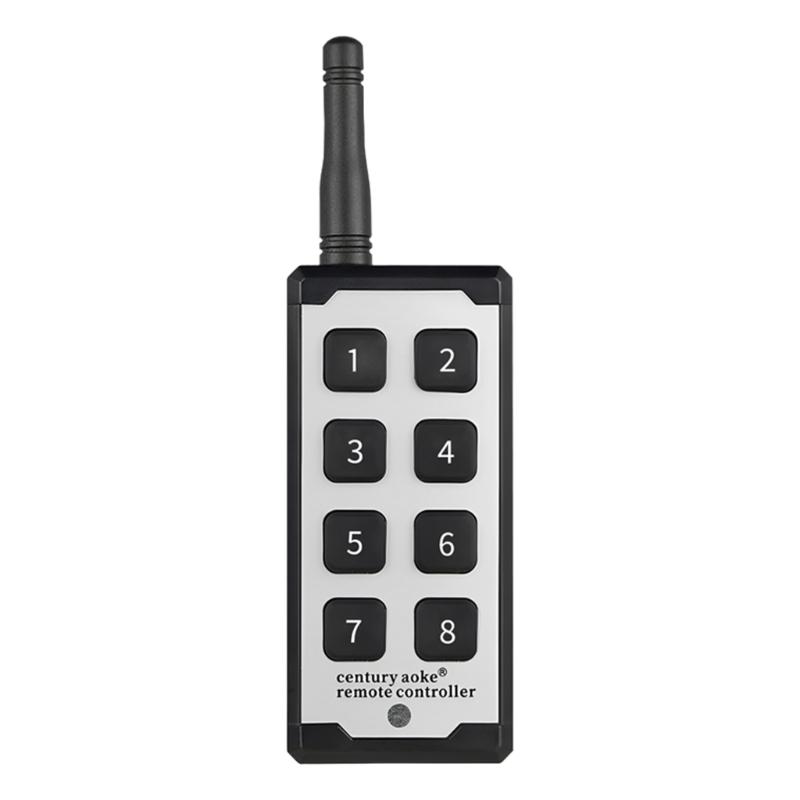 8 Way Wireless Remote Controller AC85~240V Adaptive Wide Voltages for Motor Fan Lamp and Roller Door Long Ranged
