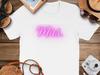 Mrs. Neon Print T-Shirt, Future Bride Bachelorette Party Top