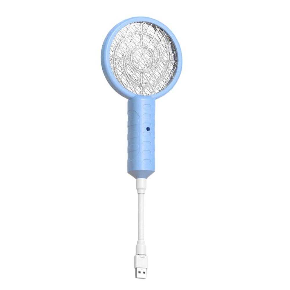 

Usb Insect Racket UV Light Mosquito Zapper New Mosquito Swatter Home StyleA Blue