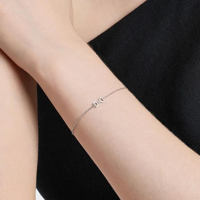 Miss Doo Lab Diamond Silver Bracelet JDRBT6S66HC