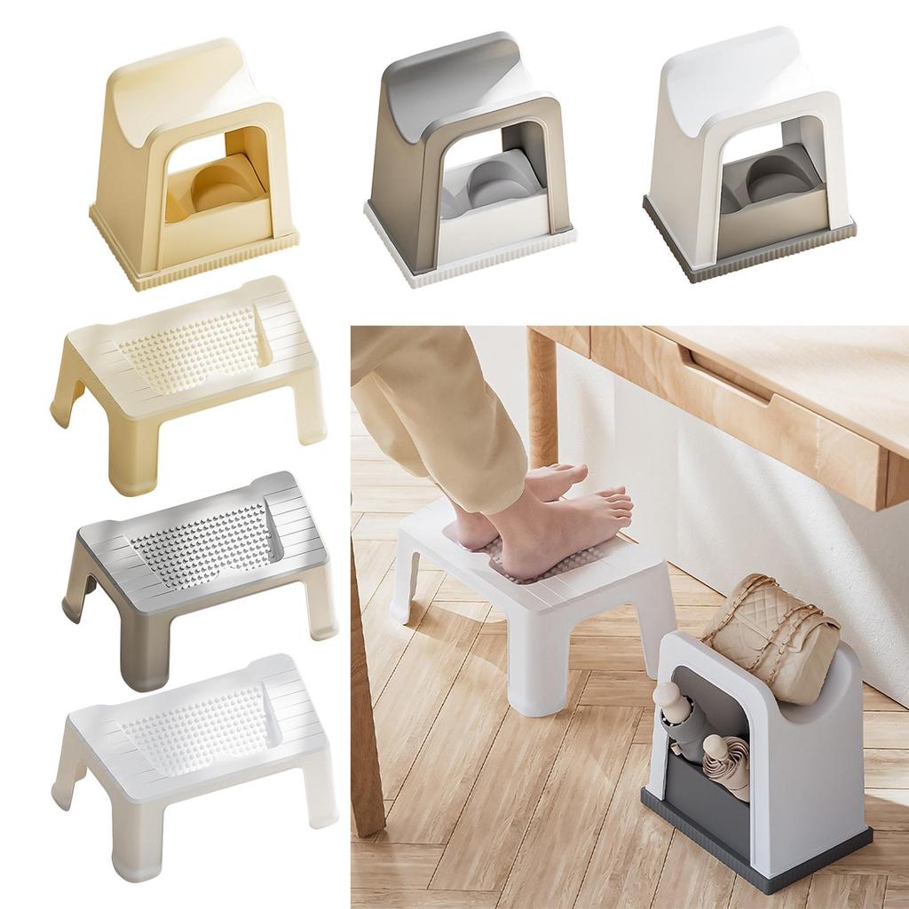 Foot Rest for under Desk at Work Feet and Leg Stool with Massage Office Chair