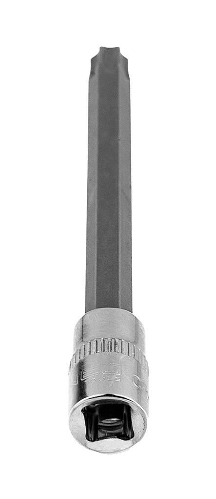 TORX TX40 Bit On 1/4" Socket, Long, 87 Mm