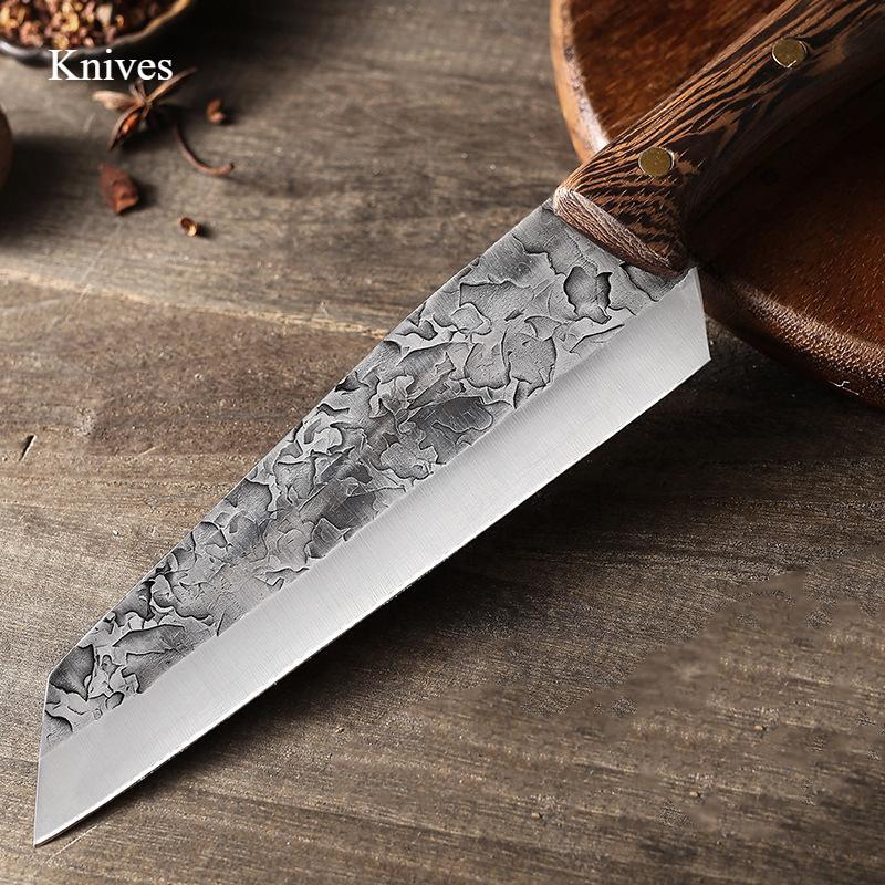 Hand Forged Butcher Knife Meat Cleaver Kitchen Cooking Knives Fish Slicing Boning Chef Knife