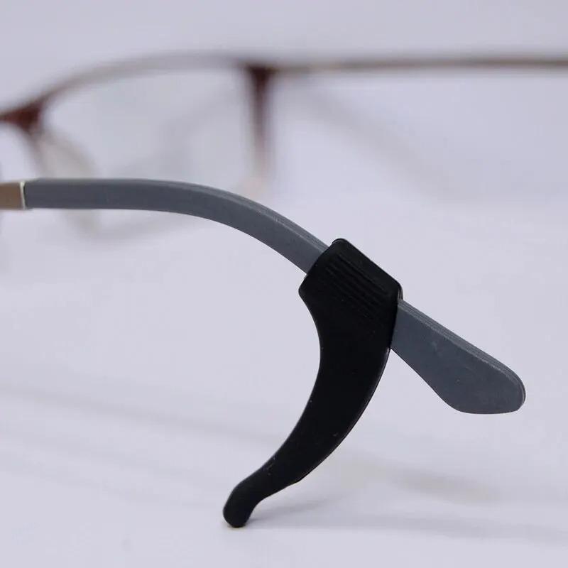 1 pair Anti-slip Silicone Ear Grip Glasses Eyeglasses Leg Ear Hook Stopper Bracket Fastener Accessories Temple Tip