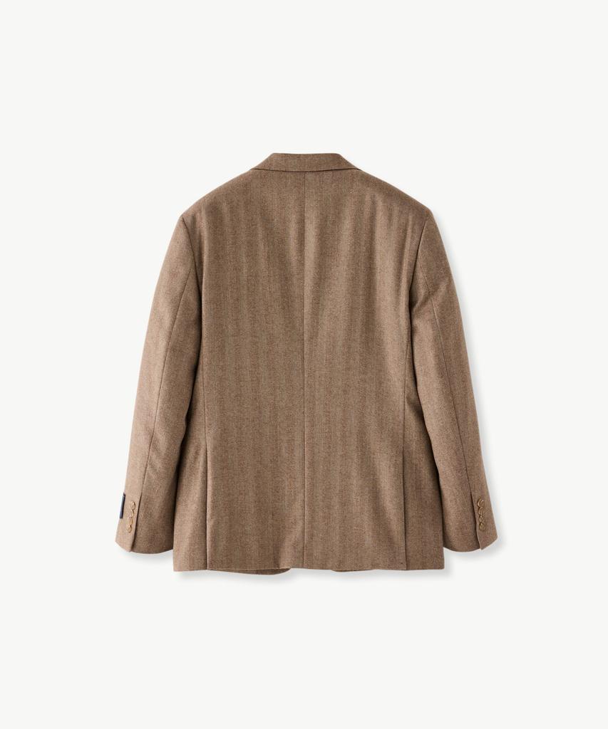 STCO Italy Marlane Herringbone Formal Jacket_Beige (Classic Fit)_Ssjwd93Chd