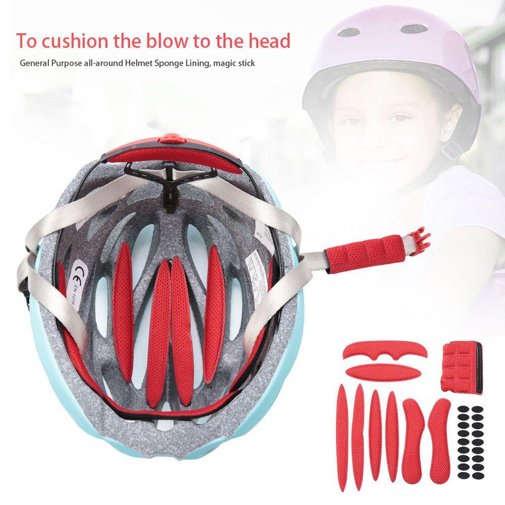 Universal 1set Sponge Padding Cycling Lining Protection Pad Inner Lining Helmet Pads Helmet Lining