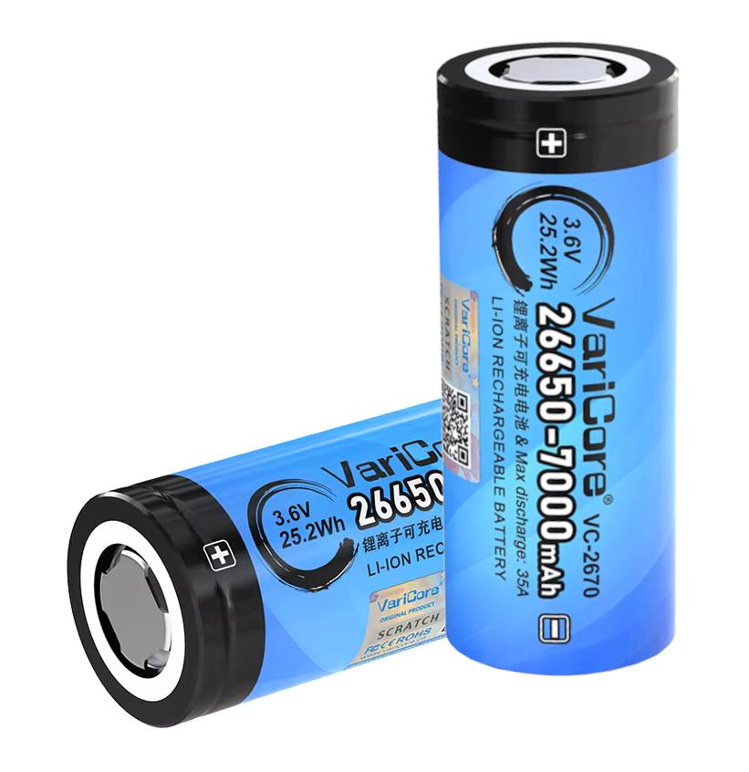 Akumulator Bateria Ogniwo Varicore Vc-2670 26650 Li-Ion 3.7V 7000Mah