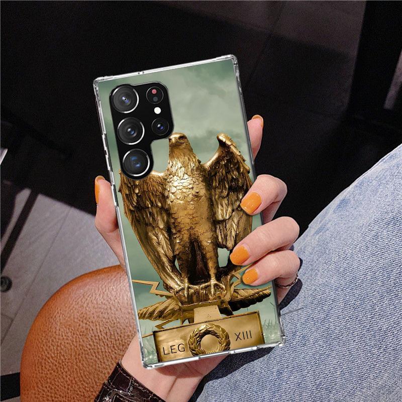 SPQR Römisches Kaiserreich Legionv Handyhülle Für Samsung Galaxy S24 S25 Edge S26 Ultra S23 S22 S21 Plus S20 FE + Personalisierter Druck Co