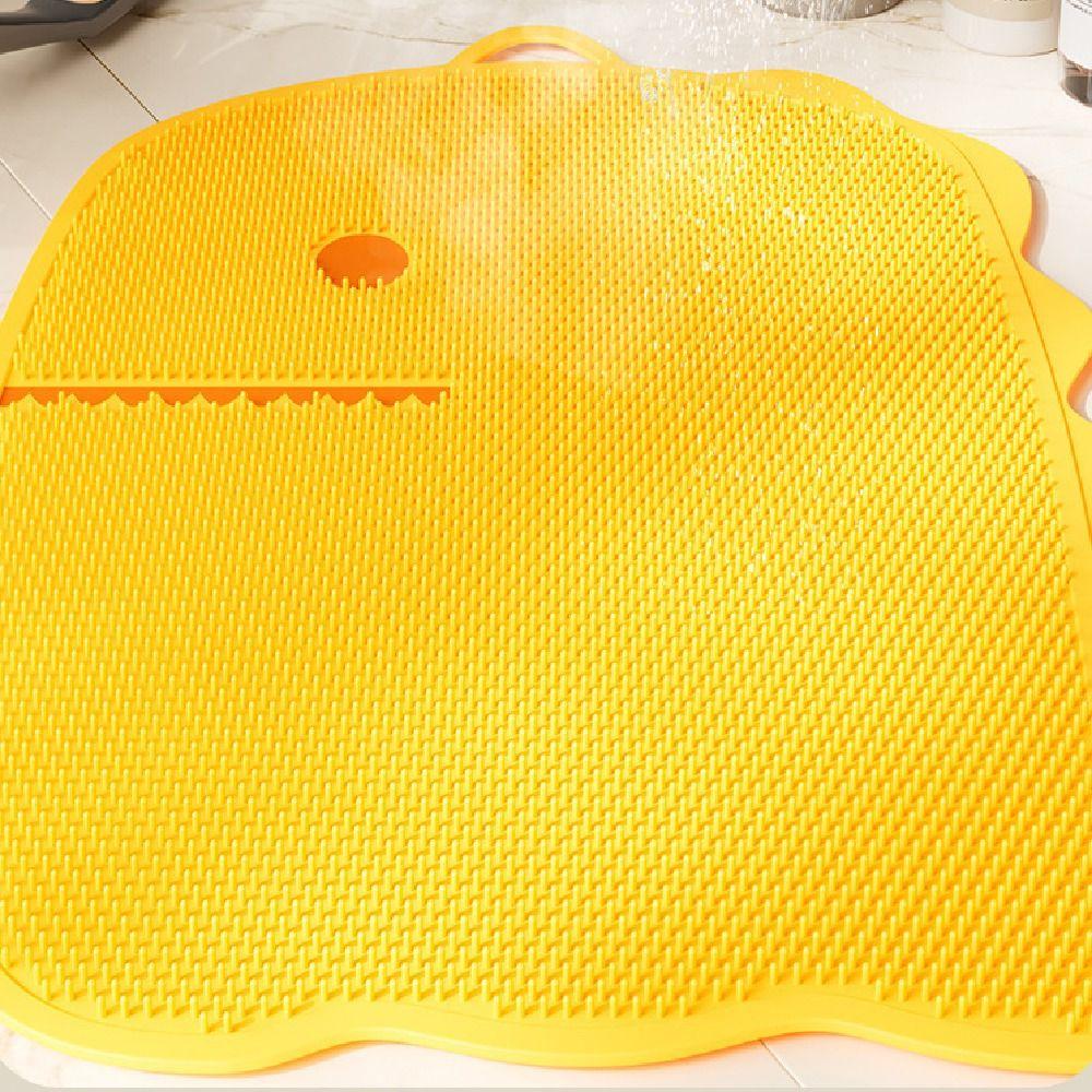 Dinosaur Shape Exfoliating Foot Pad Non-slip Shower Foot Scrubber Bath Massage Mat  Bathroom
