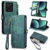 Zipper Cards Solt Wallet Leather Case For XiaoMi RedMi Note 13 Pro Plus 12 11S 10 10S 12T 13T Ultra Strap Bag Pocket Purse Cover