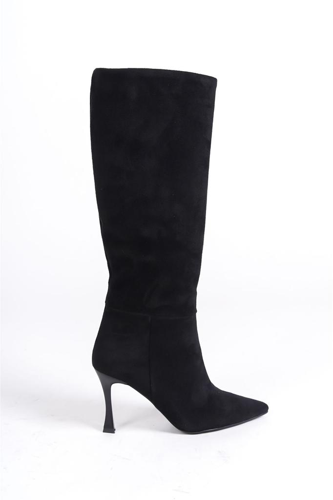 Women Modern Stylish Fashion Boots Boots Faux Leather Suede Vz Suede Thin Cm Heels Pointed Toe Mink Long Boots