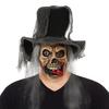 Skull Mask Halloween Scary Skeleton Ghost Face One-Eyed Full Head Latex Mask Creepy Stick Out Tongue Mask Cosplay Props